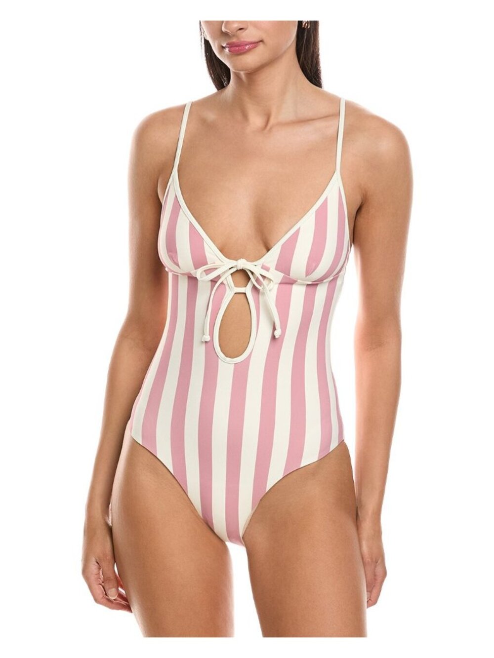 NWT ONIA Soleil striped One-Piece SWIMSUIT size XL